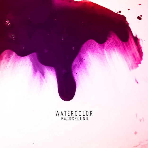 Free vector background with intense watercolor stains