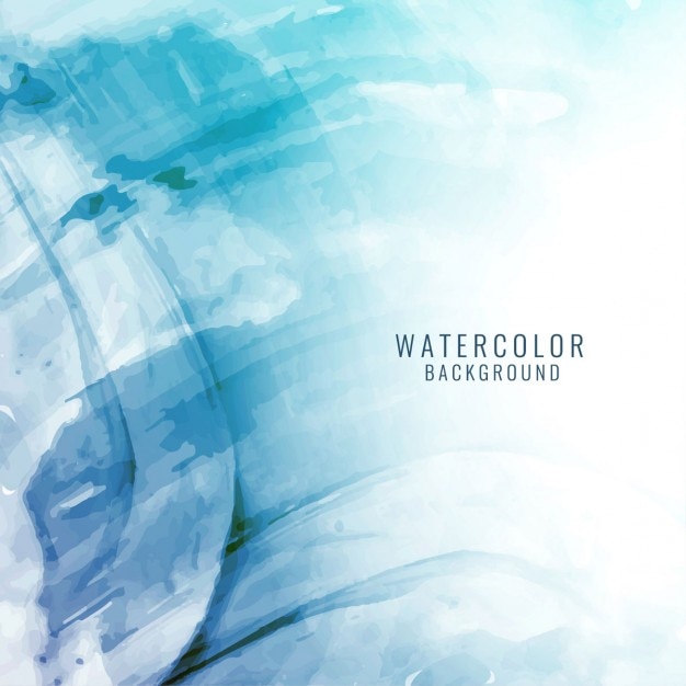 Free vector background with light blue watercolor, texture