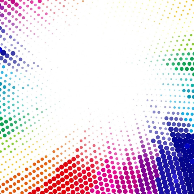 Free vector background with little colorful circles