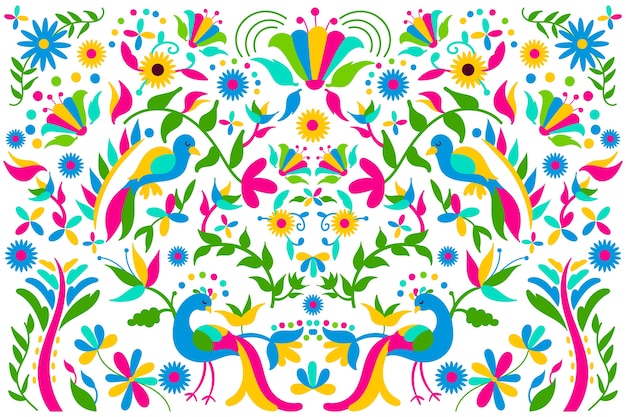 Background with mexican theme