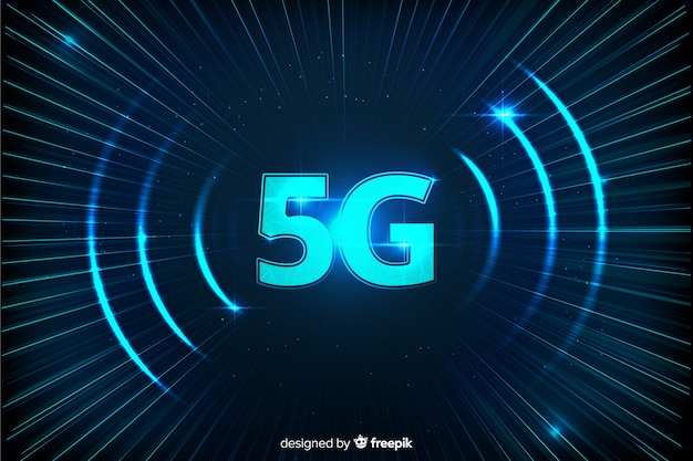 현대 5g 개념 배경