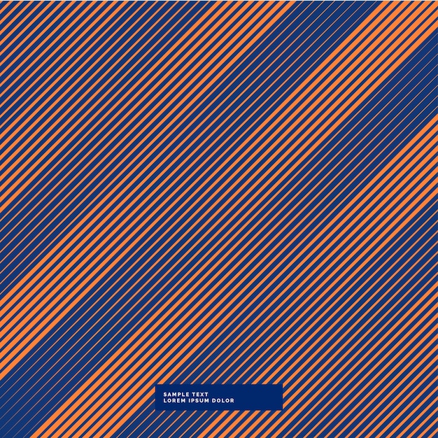 Vettore gratuito arancio e linee diagonali sfondo viola