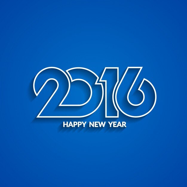 मुफ़्त वेक्टर background with outlined 2016