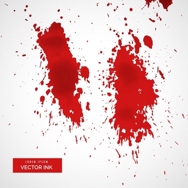 Free vector background with red ink