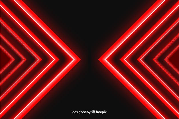 Free vector background with red light composition