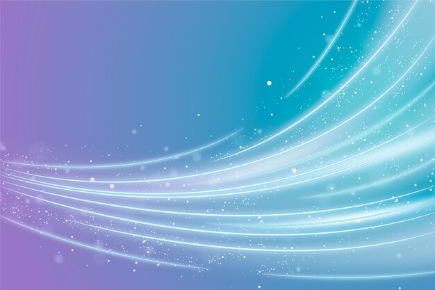 Background with shining wave design