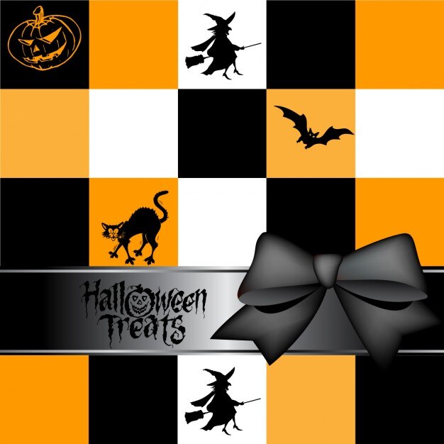 Background with squares for halloween