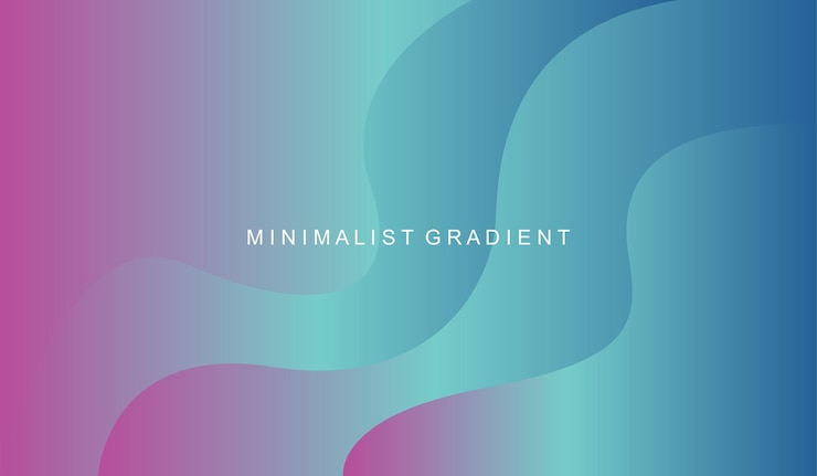 Free Vector background with the text minimalist gradient