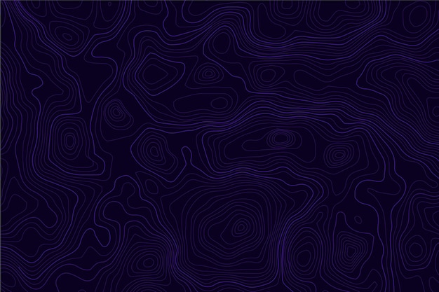 Free vector background with topographic map design