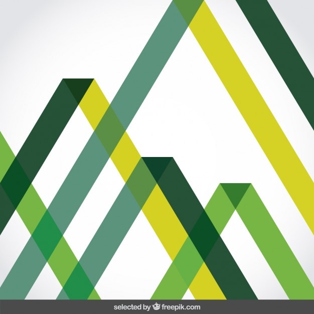 Free vector background with translucent green stripes