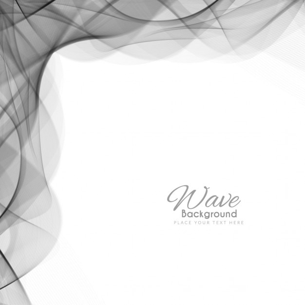 Free vector background with wavy edges