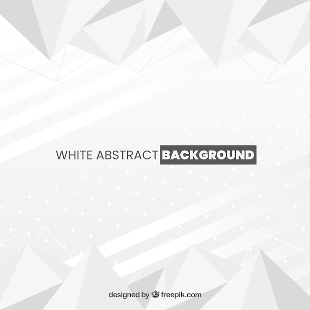 Background with white shapes