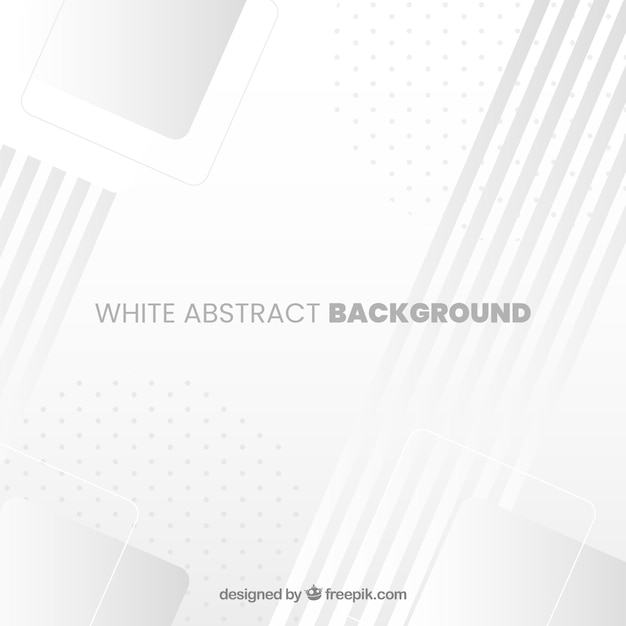 Background with white shapes