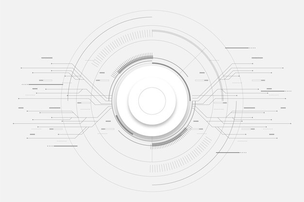 흰색 기술 배경