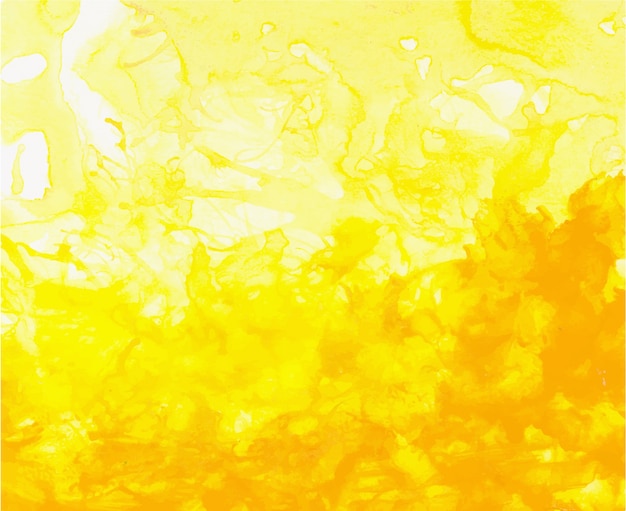 Free vector background with yellow watercolor design