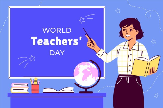 Фон для Всемирного дня учителя