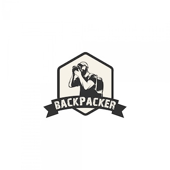 Silhouette Backpacker Logo