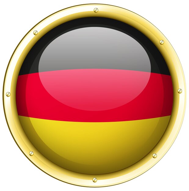 Дизайн значка для флага Германии