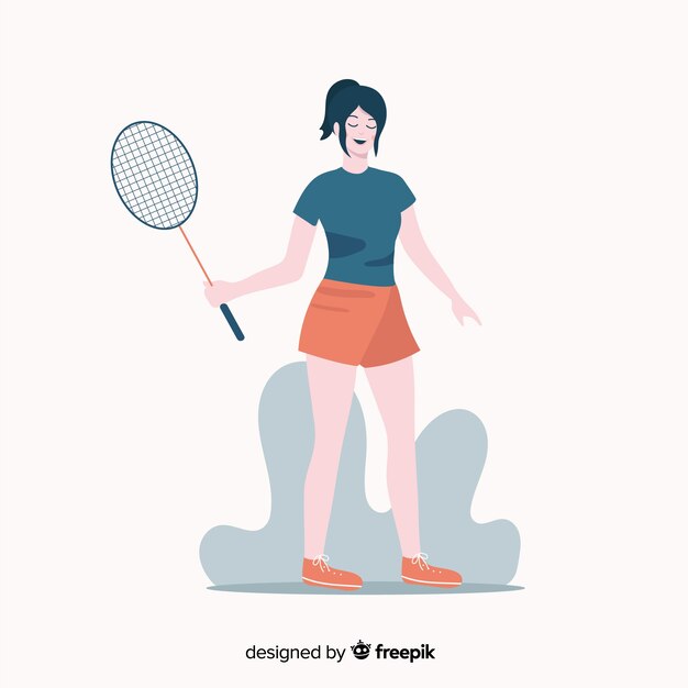 バドミントン選手