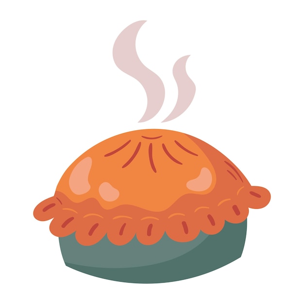 Free vector baked cake dessert icon