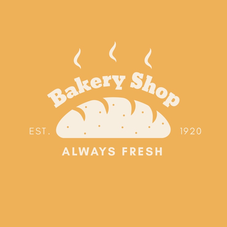 Free Vector bakery cake logo theme