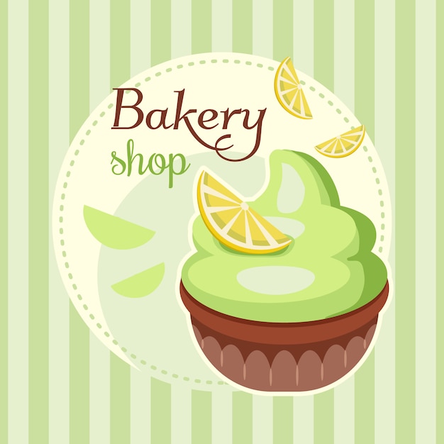 bakery cake with whipped cream background