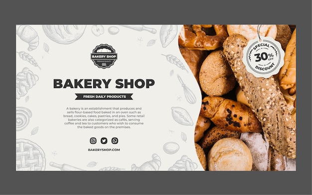 Bakery facebook template