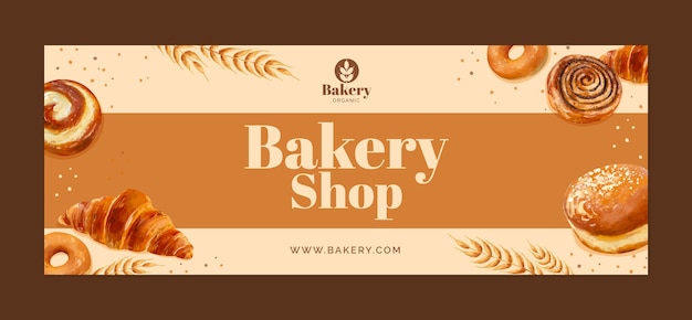 Bakery facebook template