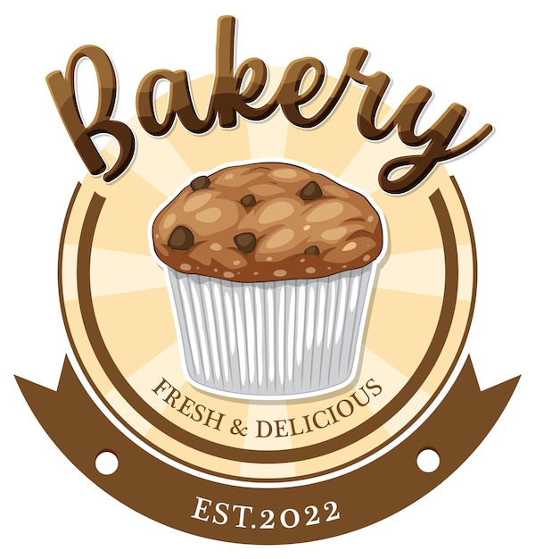Free vector bakery fresh and delicious text for banner or poster design