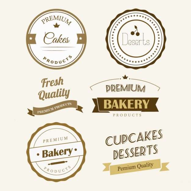 Free vector bakery label