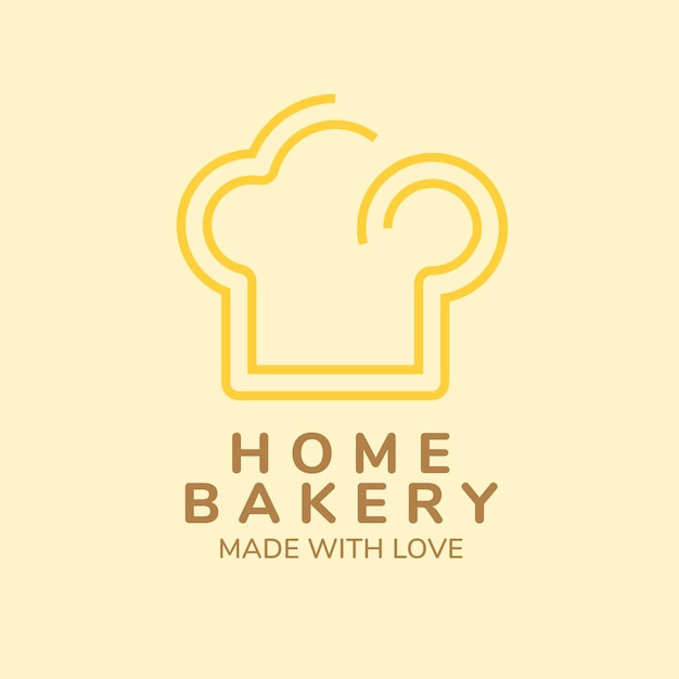 Пекарня логотип, пищевой бизнес шаблон для брендинга дизайн вектор
