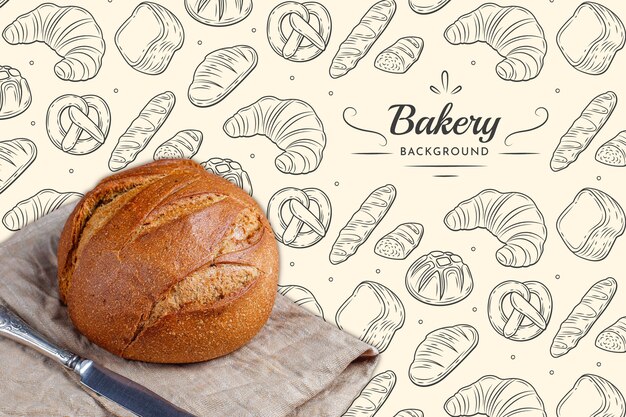 Bakery pattern background