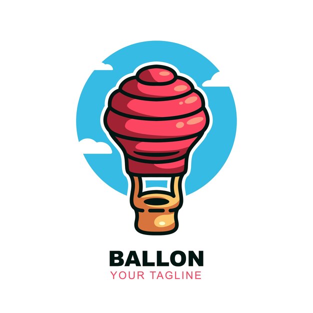 Ballon mascot logo