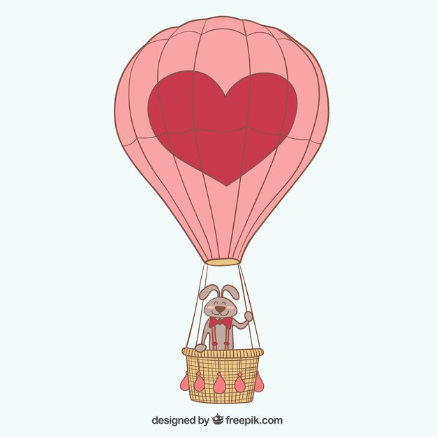 Balloon with heart