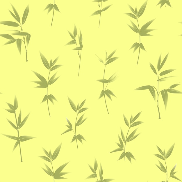 Free vector bamboo seamless pattern.