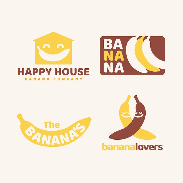 바나나 로고 컬렉션
