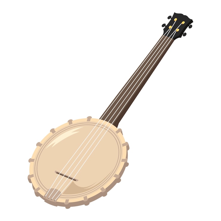 Free Vector banjo jazz instrument