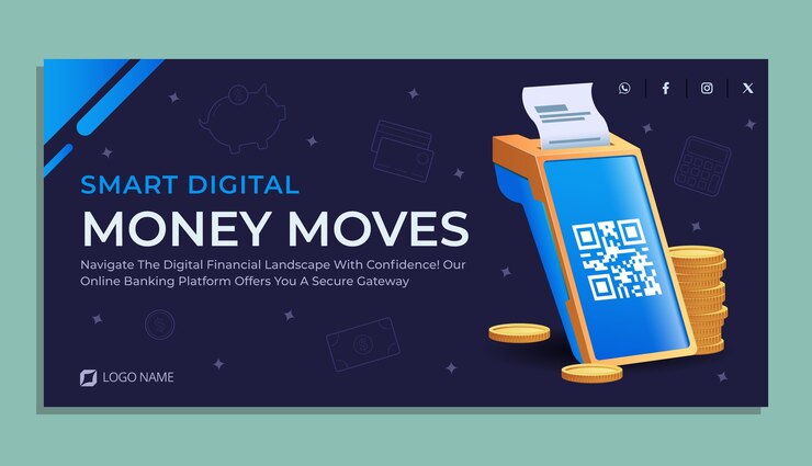 Free Vector banking business sale banner template