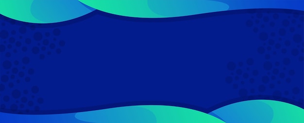 Banner sfondo colorato e sfumato con il blu