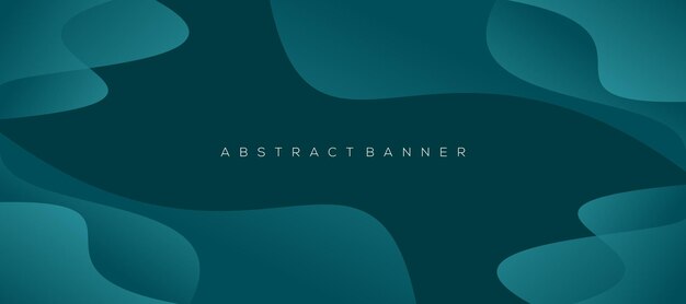 Banner background design gradient modern abstract