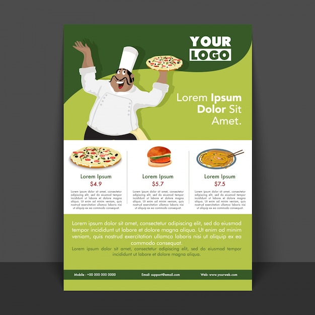 Banner background presentation template brochure