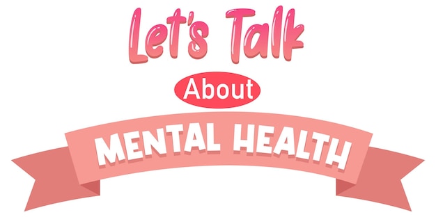 Banner design for mental health