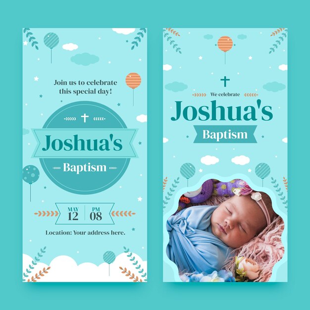 Baptism  template design