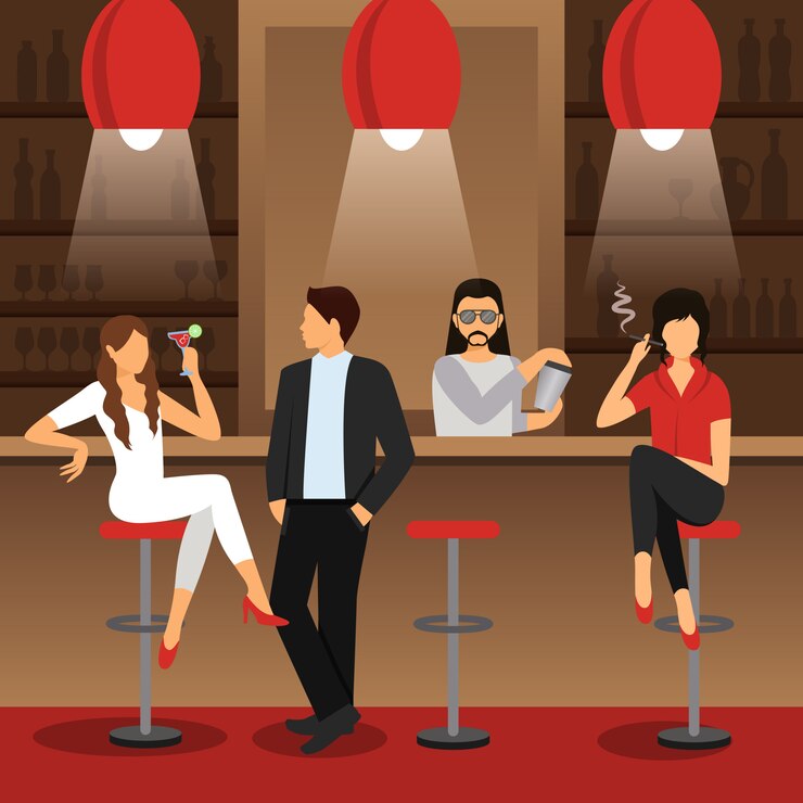 A guy got chatting to a hot girl in a club.