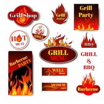 Barbecue badges