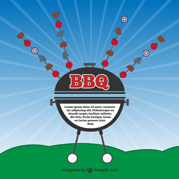 Barbecue party invitation