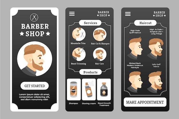 Barber shop booking app