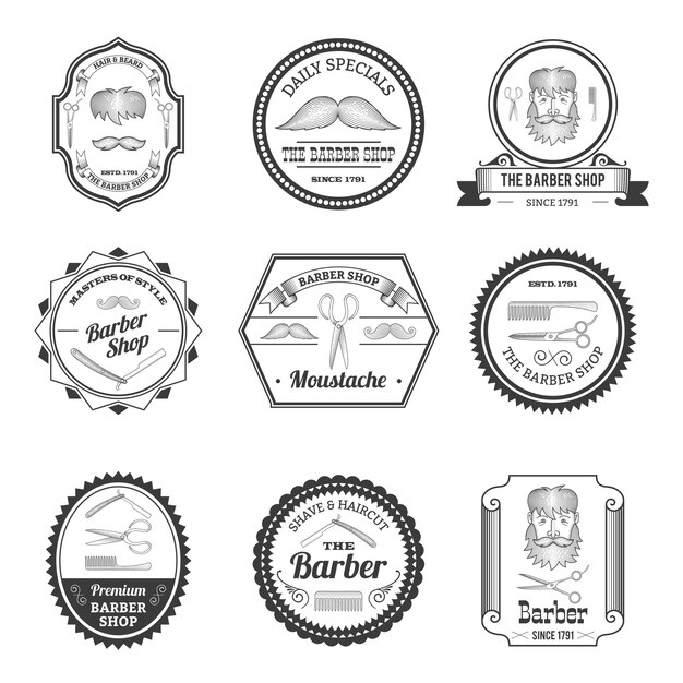 Barber Shop Emblems