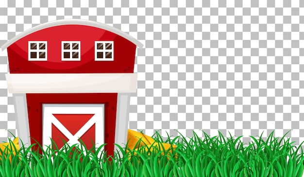 Free vector barn or granary on transparent background