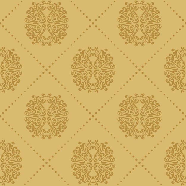 Baroque vintage seamless background. pattern